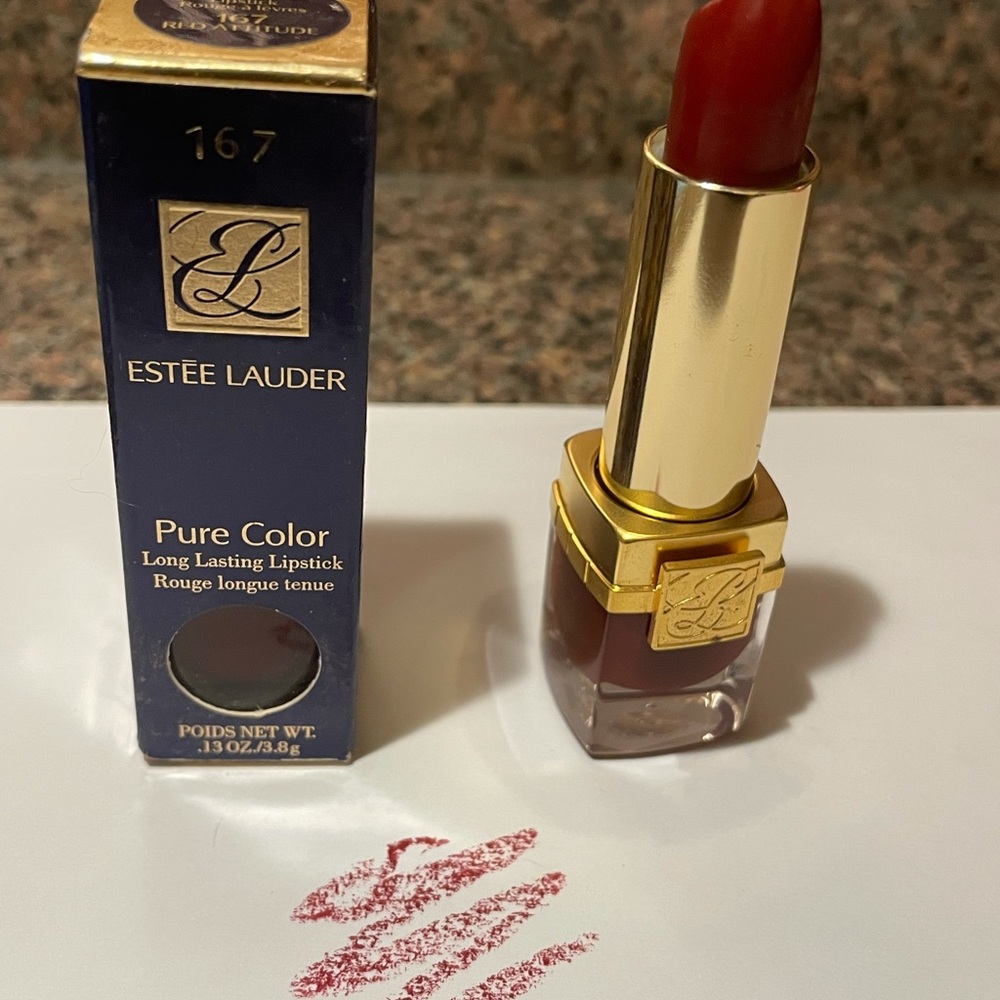 Estée Lauder Pure Color Long Lasting Lipstick Red Attitude